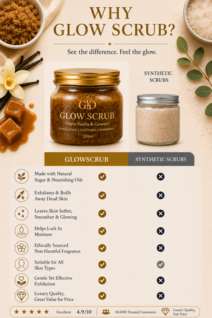 GLG Warm Vanilla & Caramel Glow Scrub