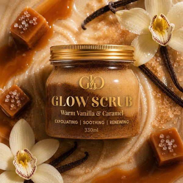 GLG Warm Vanilla & Caramel Glow Scrub