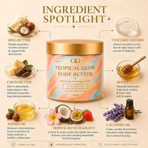 GLG Tropical Glow Butter - Whipped Body Butter