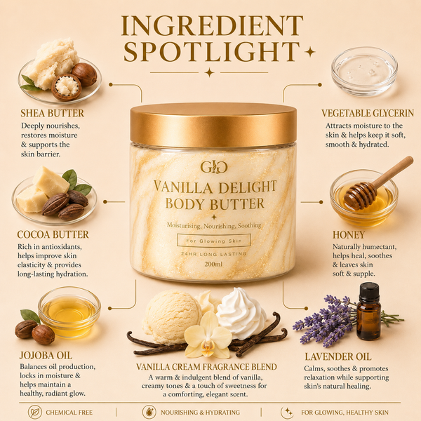 GLG Vanilla Delight Glow Butter -
