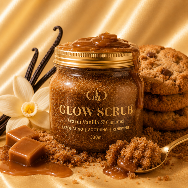 GLG Warm Vanilla & Caramel Glow Scrub