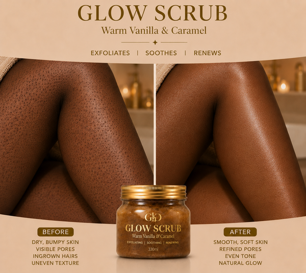 GLG Warm Vanilla & Caramel Glow Scrub